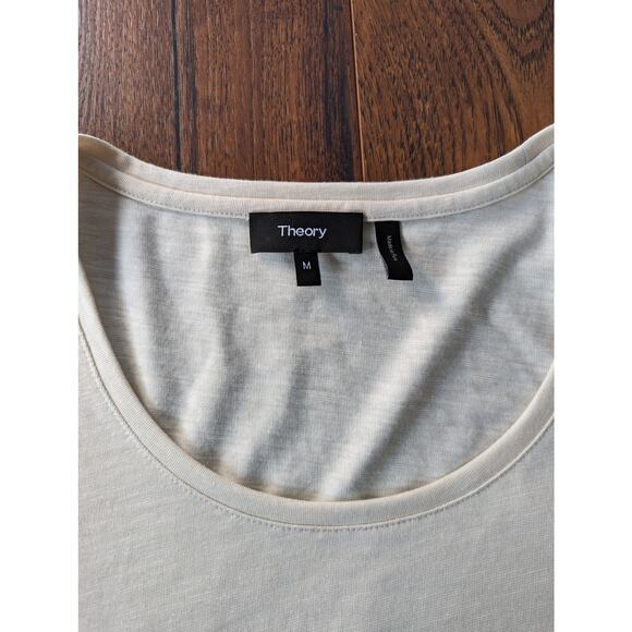 Theory Pinati B Atmos Light T-shirt Tan M - Picture 2 of 6